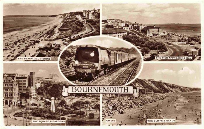 Bournemouth UK The Beach Alum Chine The Square Gardens The Pier Approach Bay The
