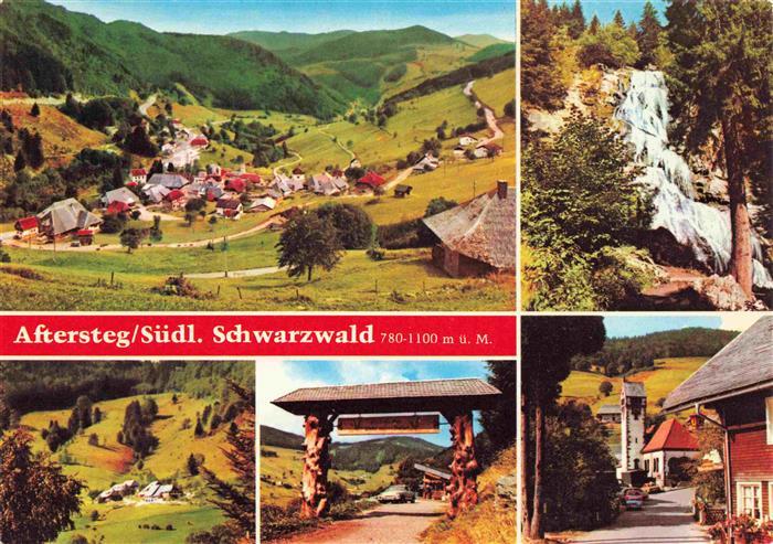 Aftersteg Panorama Wasserfall Eingang Ortsmotiv