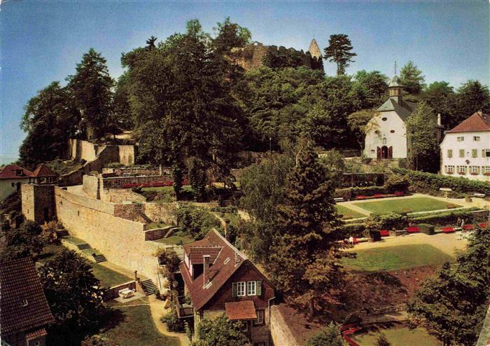Lindenfels Odenwald Kurgarten und Burgruine