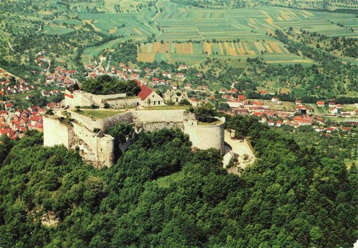 Neuffen Burg Hohenneuffen Fliegeraufnahme