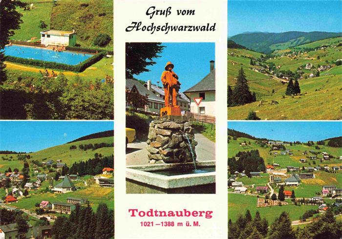 Todtnauberg Schwarzwald BW Schwimmbad Panorama Brunnen