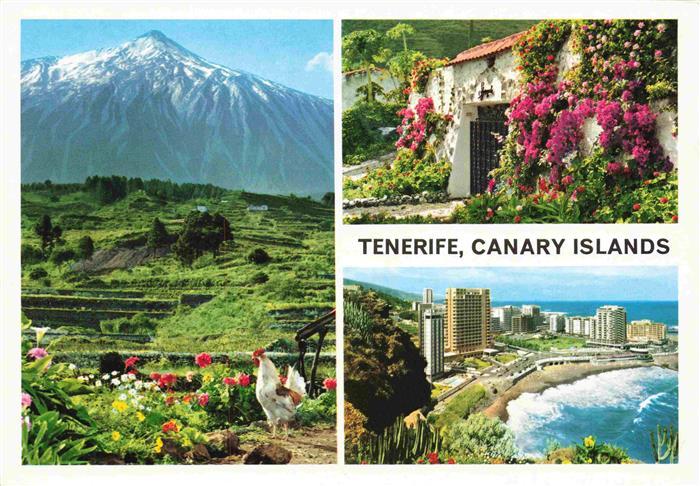 Tenerife Islas Canarias Spanien ES Panorama Strandpartien