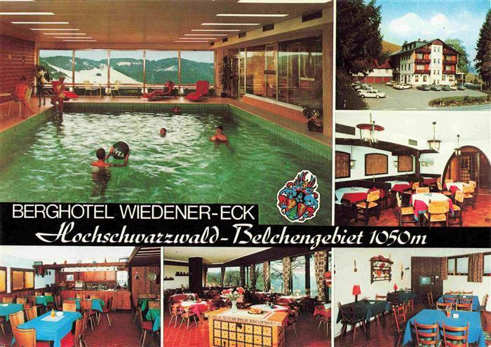 Wieden Schwarzwald BW Berghotel Wiedener Eck Gastraeume Hallenbad