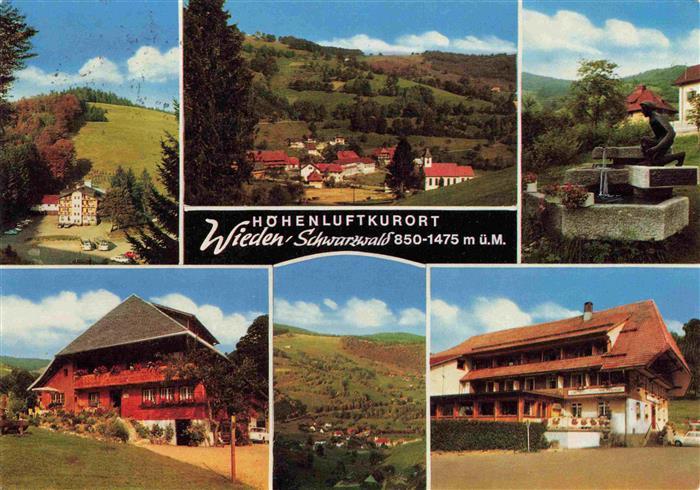 Wieden Schwarzwald BW Panorama Brunnen Hotel Berggasthaus