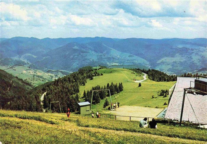 Schoenau Schwarzwald Berghotel Belchenhaus Panorama Skilift