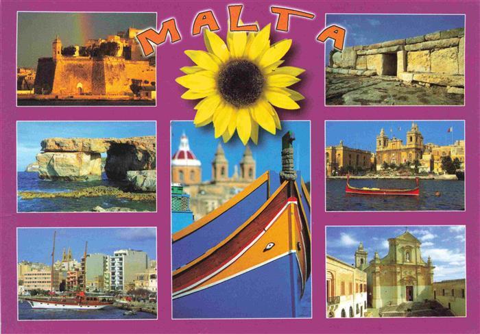 Malta  Insel Senglea Point Azure Window Gozo Strand Slierna Marsaxlokk Magar Qui
