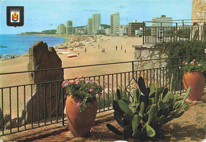 Playa de Aro Cataluna ES Caball Bernat y detalle de la playa