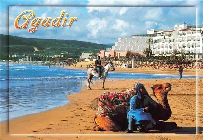 Agadir Maroc Strand Hotel Kamel Reiter