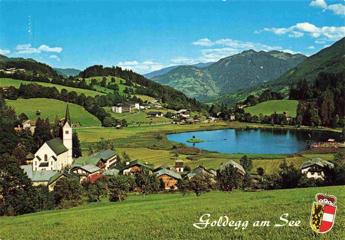 Goldegg Pongau AT Panorama am See