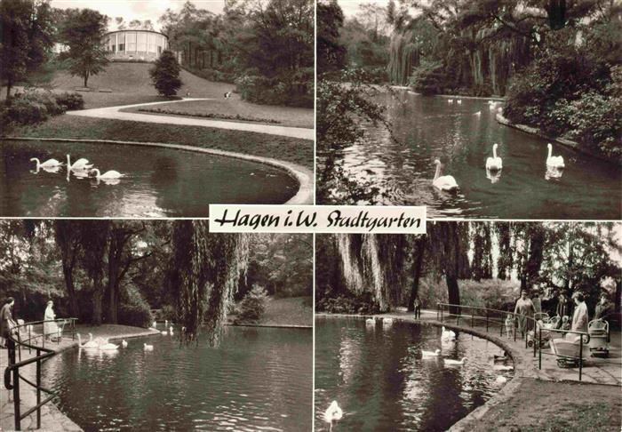 HAGEN Westfalen Park Schwanenteiche