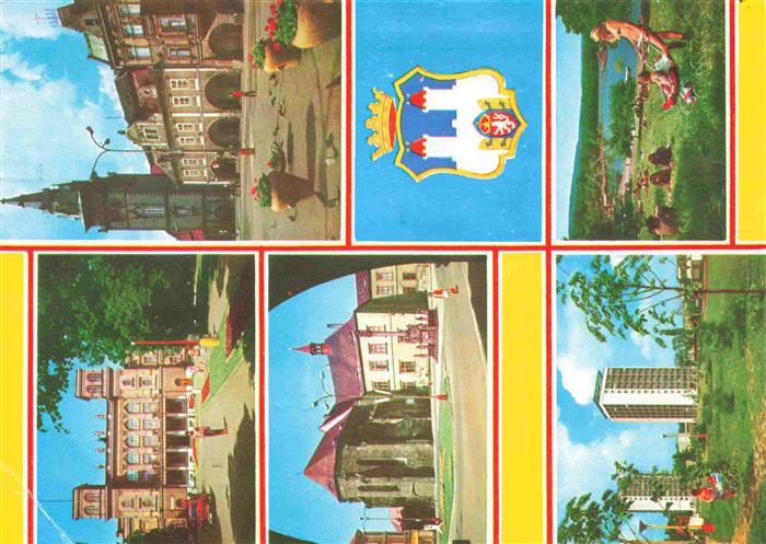 KARLOVY VARY Karlsbad CZ Divadlo Klub VTZ Namesti maje Radnice Sídliště u abych