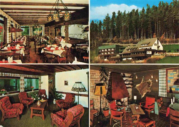 Unterreichenbach Calw BW Waldhotel Kapfenhardter Muehle Gastraeume