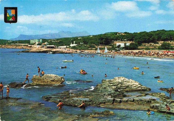 Moraira Alicante ES Playa desde el Castillo