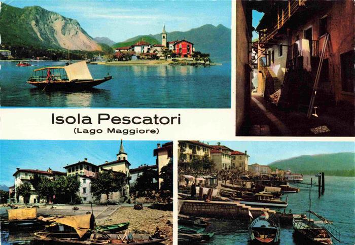 Isola Pescatori Lago Maggiore IT Teilansichten