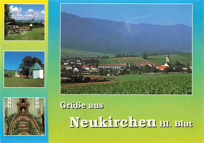 Neukirchen Heilig Blut Bayern Panorama Kapelle Kirche Inneres