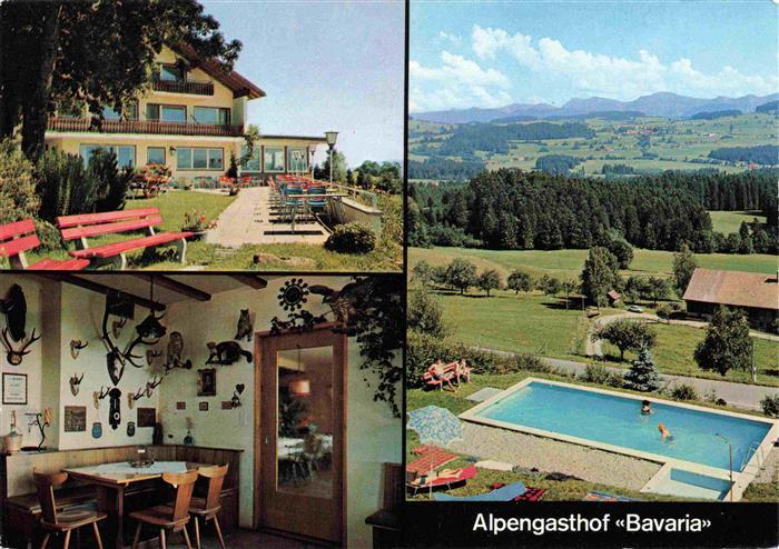 Manzen Allgaeu Alpengasthof Pension Cafe Bavaria Terrasse Gaststube Schwimmbad