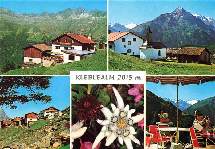 Soelden oetztal AT Kleblealm Kirche Edelweiss Terrasse