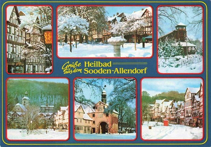 BAD SOODEN-ALLENDORF Orts und Teilansichten