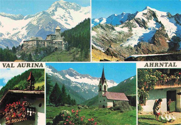 Val Aurina Ahrntal Schloss Panorama Kirche Gaense