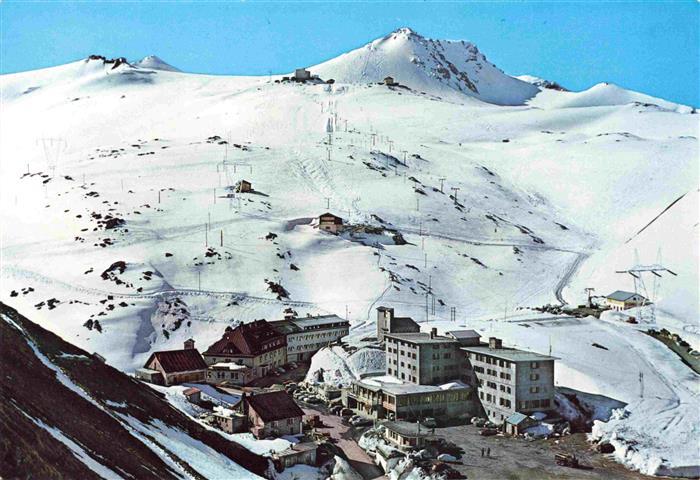 Stilfserjoch 2750m Passo dello Stelvio IT Fliegeraufnahme