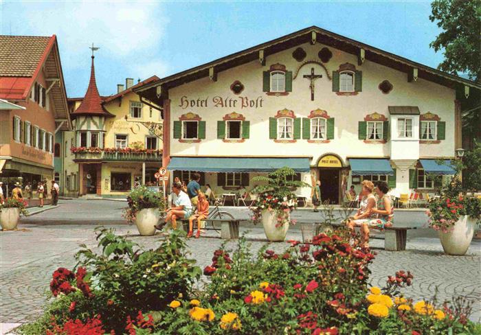 OBERAMMERGAU Bayern Am Dorfplatz
