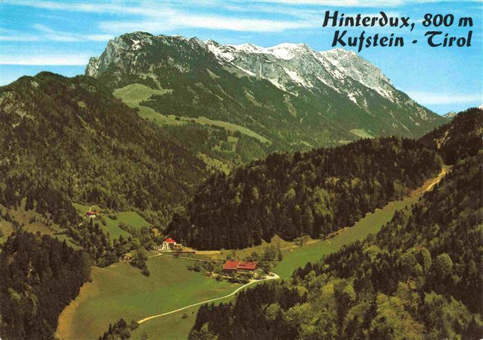 KUFSTEIN Tirol AT Berghotel Hinterdux Fliegeraufnahme