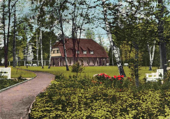 Bad Sassendorf Kurpark mit Brunnenhaus