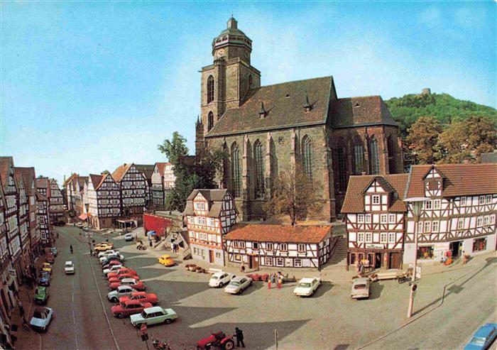 Homberg Efze Marktplatz Kirche
