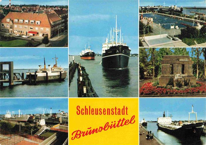 Brunsbuettel Schleusenstadt Teilansichten