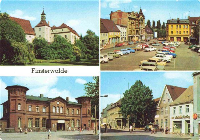 Finsterwalde Brandenburg Schloss Markt Bahnhof Ernst Thaelmann Strasse