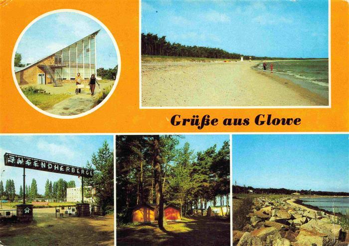 Glowe Ruegen HO Gaststaette Strand Jugendherberge Jugendzeltplatz Kueste