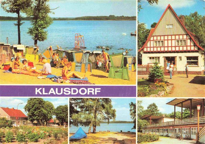 Klausdorf Mellensee Zossen Strandbad Jugendherberge Dorfaue Campingplatz Ferienh