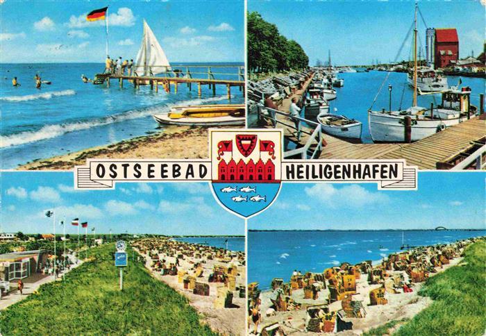 Heiligenhafen Ostseebad Strandpartien Bootshafen