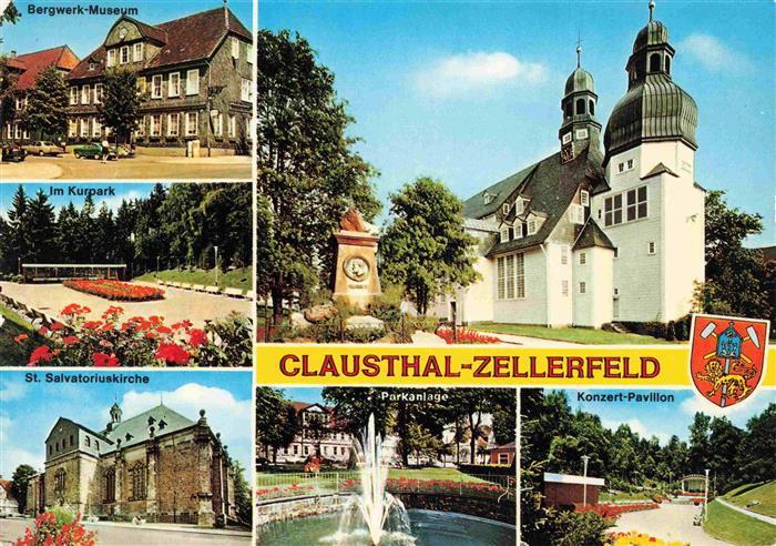 Clausthal-Zellerfeld Goslar Bergwerk Museum Im Kurpark St Salvatoriuskirche Park