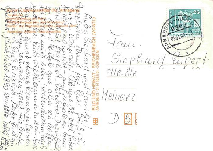 Oberwiesenthal Erzgebirge Panorama Postmeilensaeule am Markt FDGB Erholungsheim – Bild 2