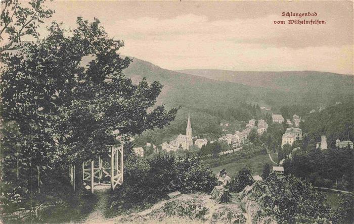 Schlangenbad Taunus Blick vom Wilhelmsfelsen