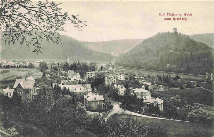 Bad Nassau Blick vom Homberg