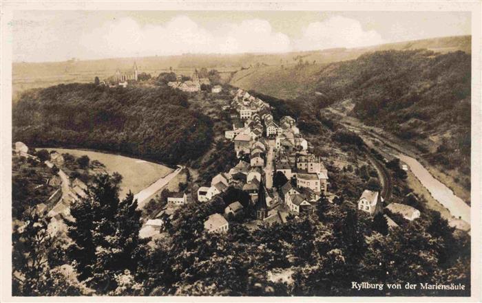 Kyllburg Rheinland-Pfalz Blick von der Mariensaeule