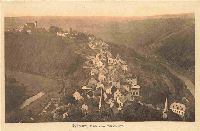 Kyllburg Rheinland-Pfalz Blick vom Marienturm