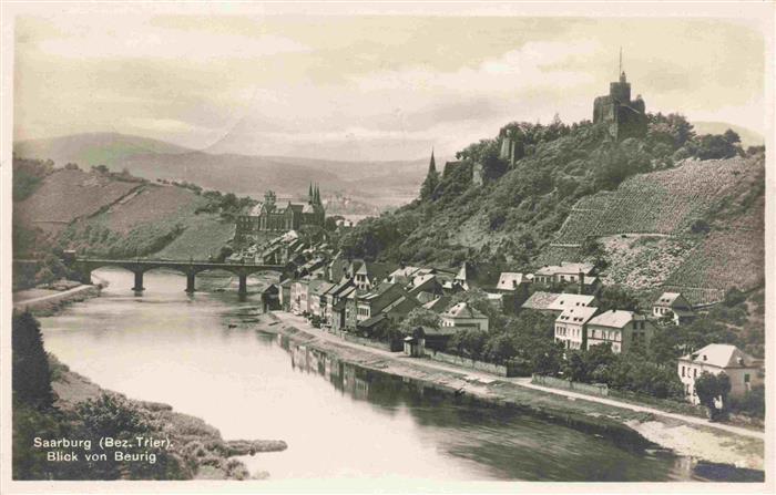 Saarburg Saar Blick von Beruhig