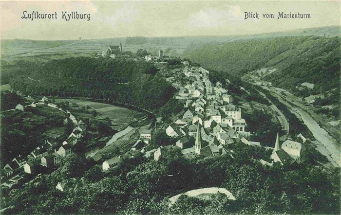 Kyllburg Rheinland-Pfalz Blick vom Marienturm