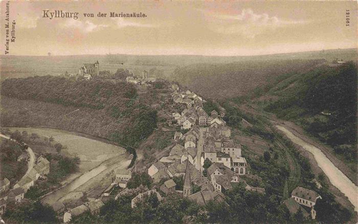 Kyllburg Rheinland-Pfalz Blick von der Mariensaeule