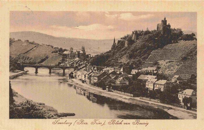 Saarburg Saar Blick von Beruhig