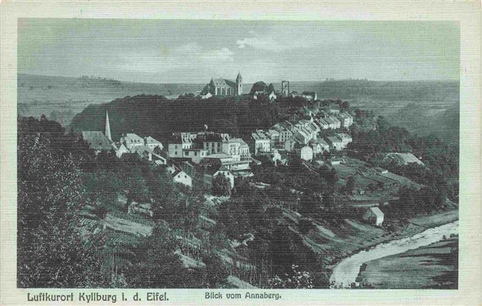 Kyllburg Rheinland-Pfalz Blick vom Annaberg