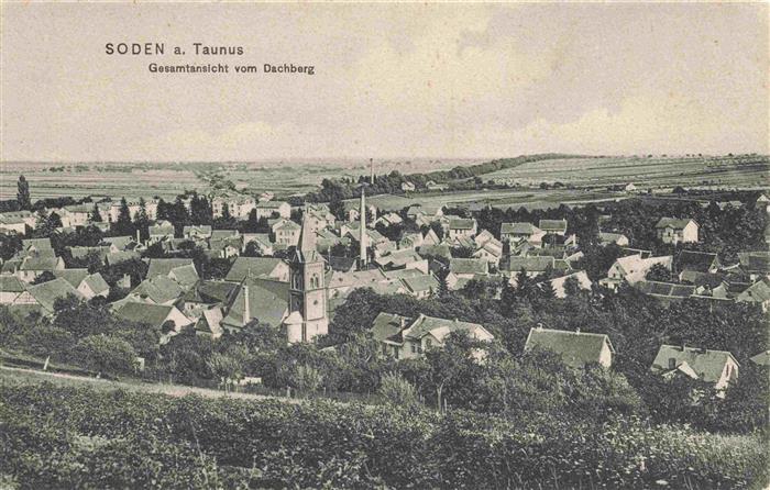 Soden Taunus BAD SODEN Blick vom Dachberg