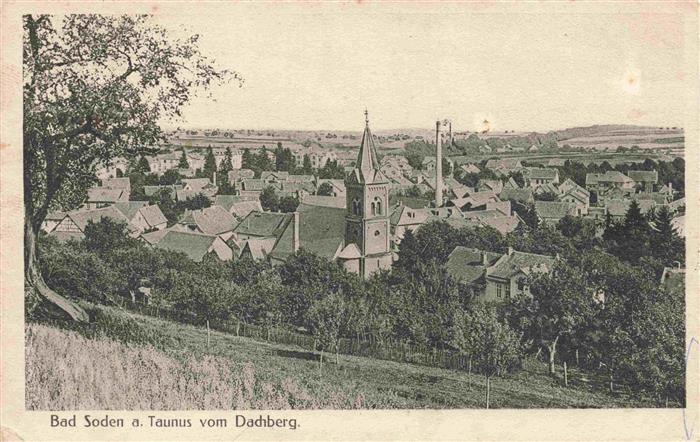BAD SODEN  Taunus Blick vom Dachberg Feldpost