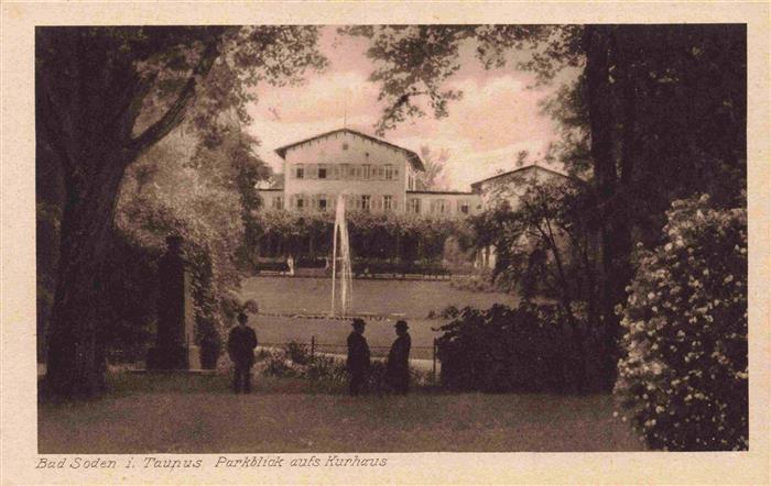 BAD SODEN  Taunus Kurhaus Parkblick