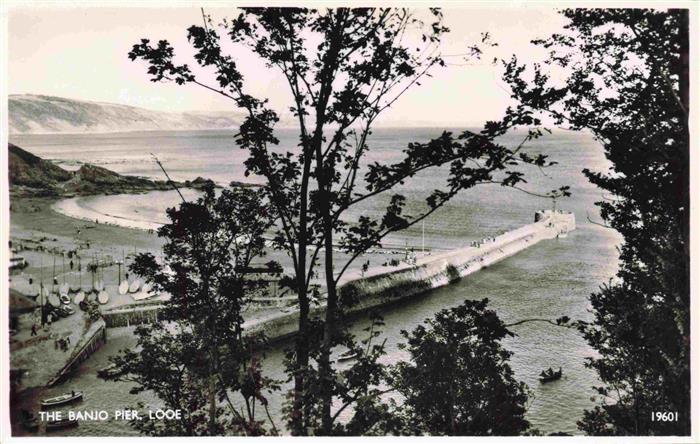 Looe St Martin Caradon Cornwall UK The Banjo Pier