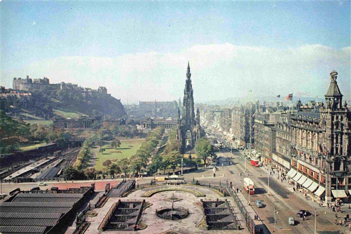 EDINBURGH SCOTLAND UK Capital of Scotland Princes Street