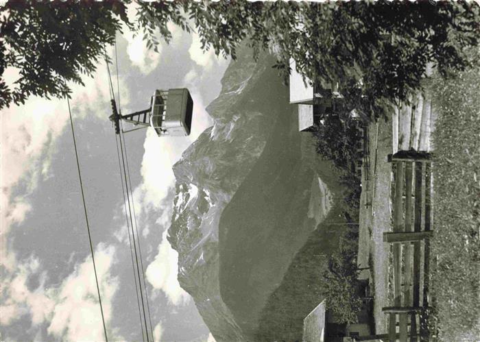Mayrhofen Zillertal Tirol AT Penkenbahn mit Gruenberg